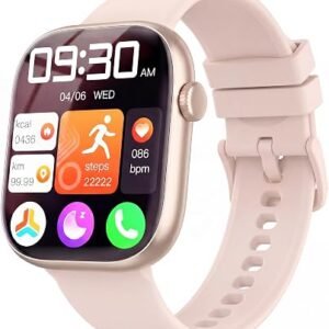 Smart Watch for Women Men, Fitness and Sleep Trackers with 1.83" HD Touchscreen, Bluetooth Calling Smartwatch for Android/iOS, IP67 Waterproof Multi-Sport Modes Pedometer, Navy Blue
